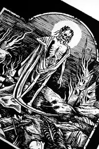 Image 2 of Screen printed backpatch "The Triumph of Death"