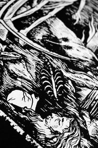 Image 3 of Screen printed backpatch "The Triumph of Death"