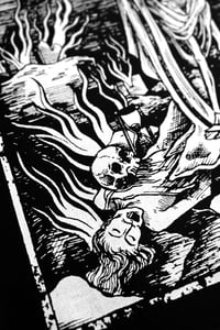 Image 4 of Screen printed backpatch "The Triumph of Death"