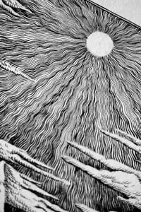 Image 5 of Original ink drawing "In the Haze of Dawn"