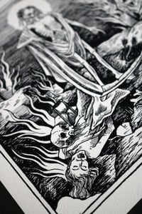 Image 4 of Art Print "Triumph of Death" - illustration in black and white