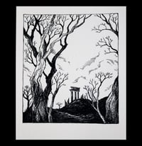 Image 1 of The Collapse - art print - black and white