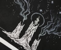 Image 2 of Original ink drawing "Restless Ghosts"