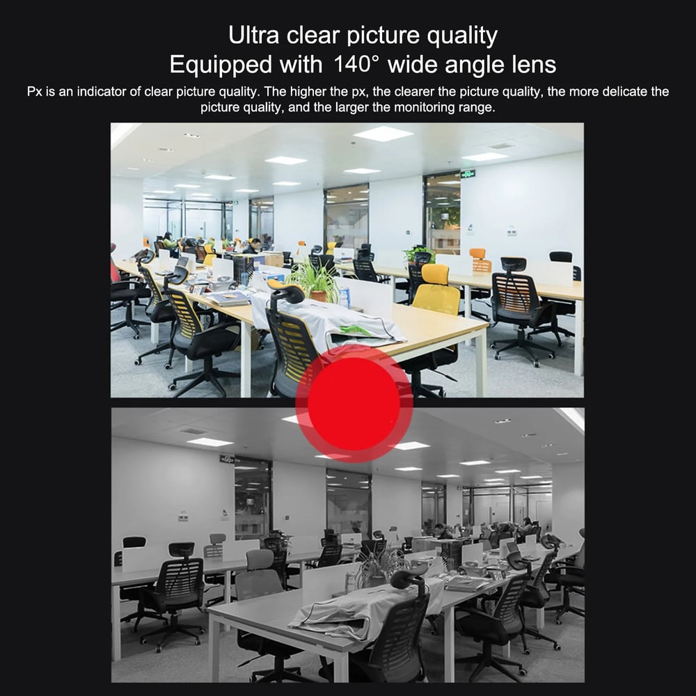 Mini WiFi Camera 1080P Full HD Wireless Security Smart Camera with Motion Detection for Home and Car