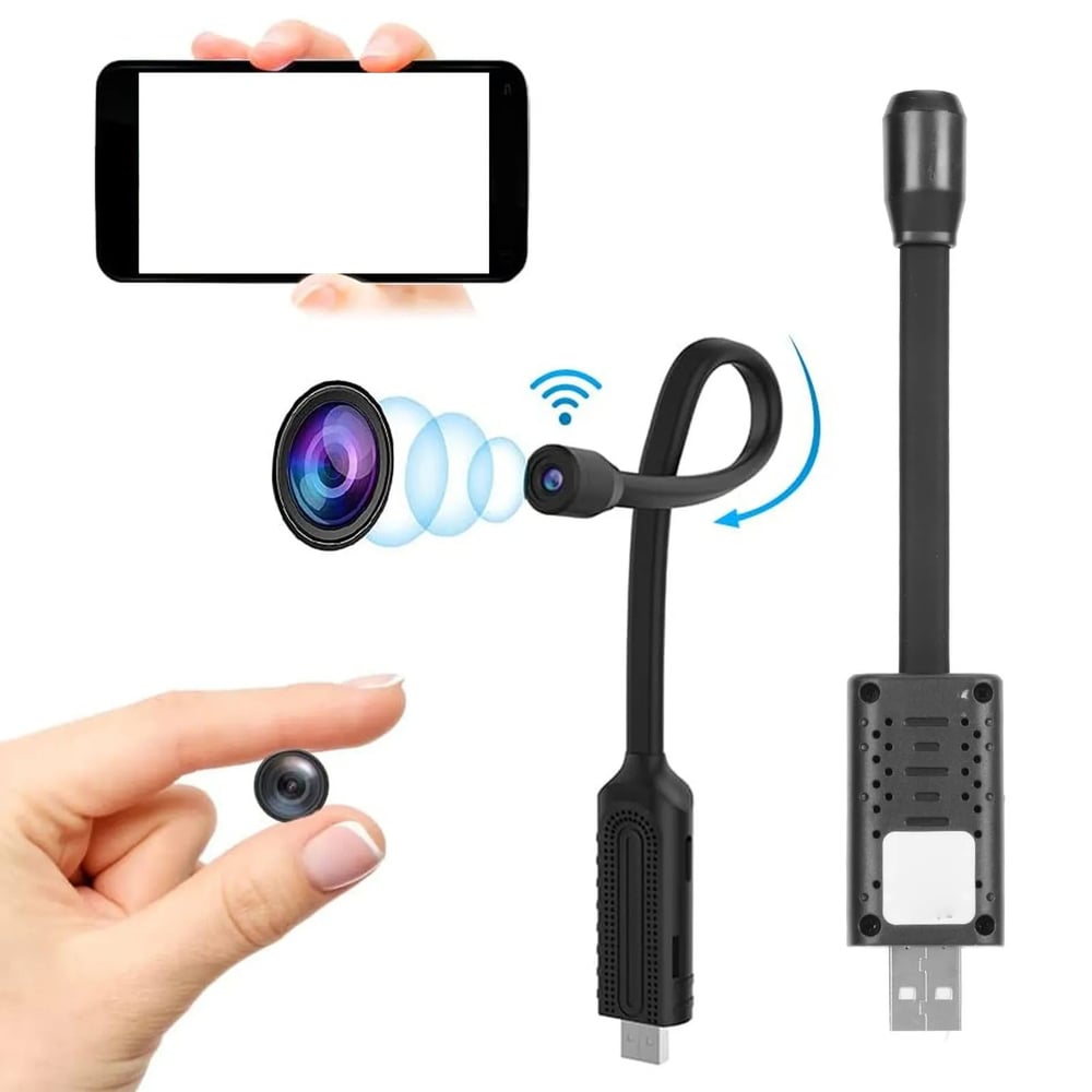 USB Mini WiFi Wireless Camera 1080P HD Security Camera with Cloud Storage for Home Surveillance