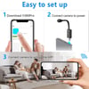 USB Mini WiFi Wireless Camera 1080P HD Security Camera with Cloud Storage for Home Surveillance