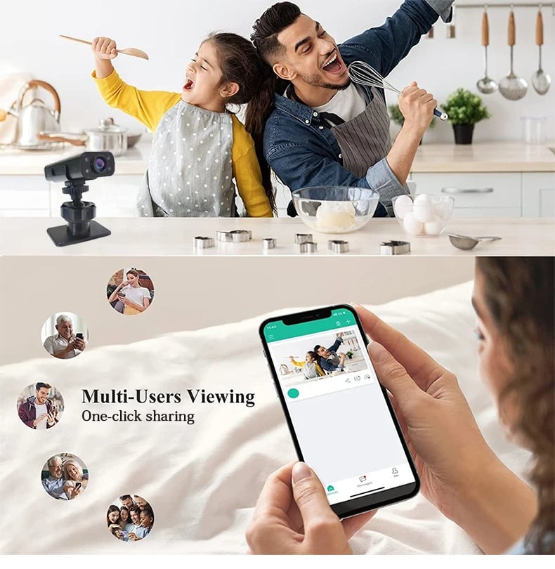 MSL WiFi Surveillance Camera HD Wireless Camera for Home Security