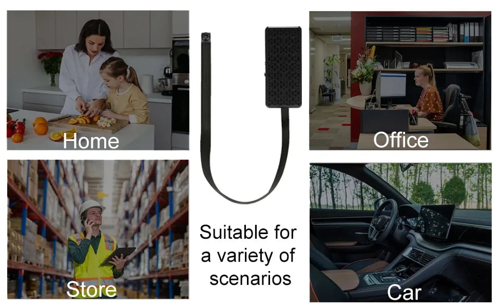 MSL Mini Camera with Motion Detection, Remote Viewing, and SD Card Support