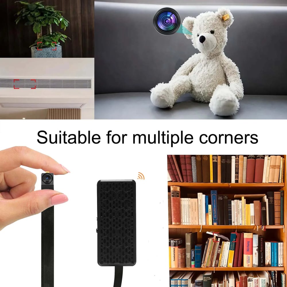 MSL Mini Camera with Motion Detection, Remote Viewing, and SD Card Support