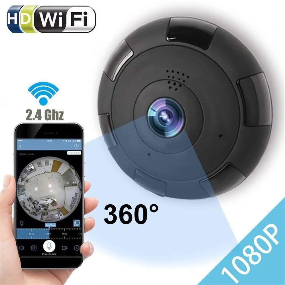 MSL 360 Degree Panoramic Camera with WiFi and Two-Way Audio for Home Security