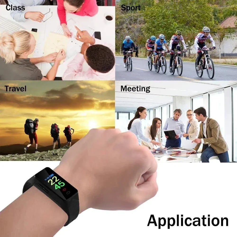 MSL 1080P HD Sports Watch Camera with Wearable Monitoring and Home Safety