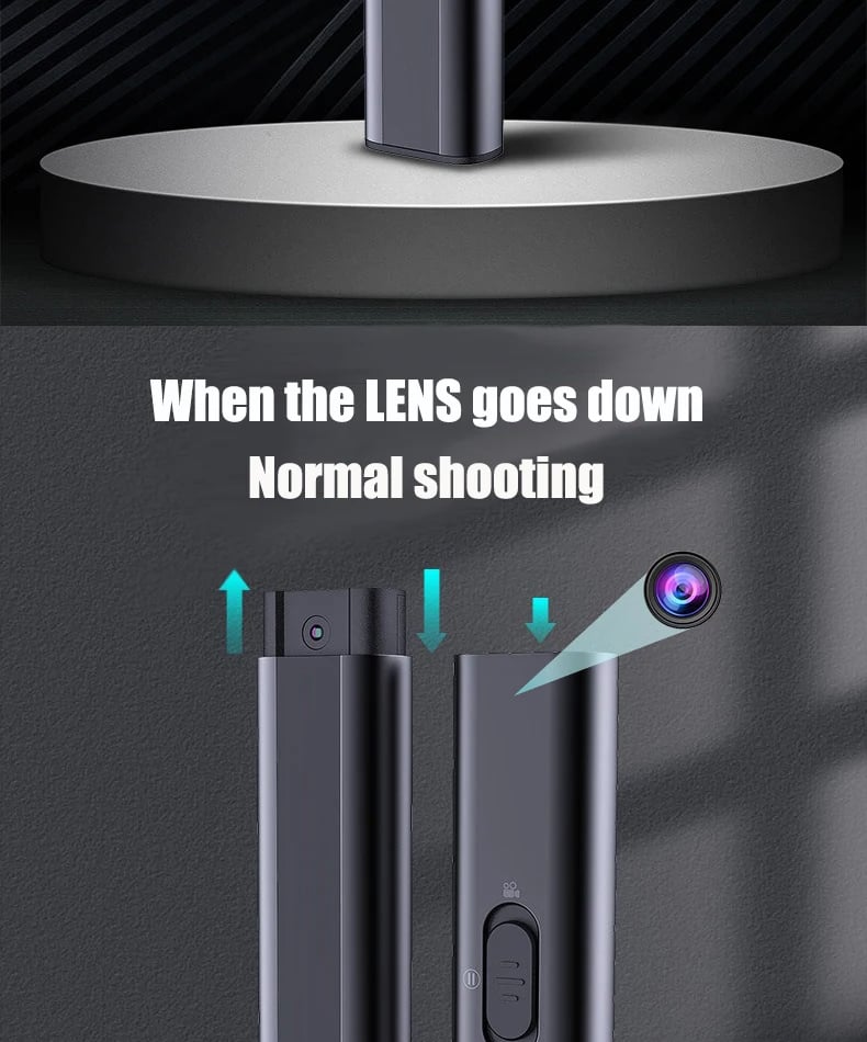MSL 1080P HD Portable Pocket Cam with Wearable Voice Recorder