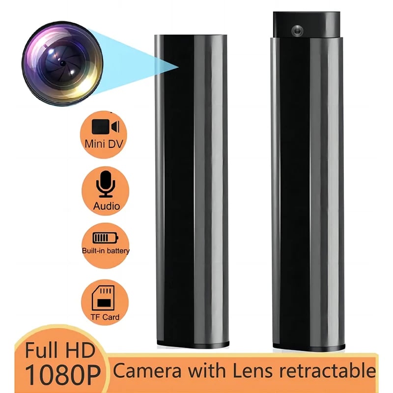 MSL 1080P HD Portable Pocket Cam with Wearable Voice Recorder