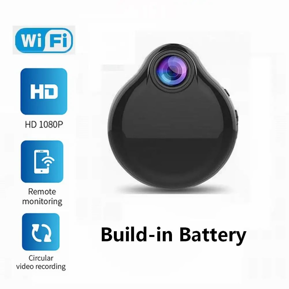 MSL 1080P Mini WiFi Camera with Night Vision and Motion Detection