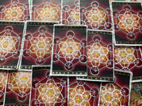 Image 1 of Large Metatrons Cube paper stickers 