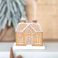 Image 1 of Christmas Gingerbread House Incense Cone Burner + FREE cones