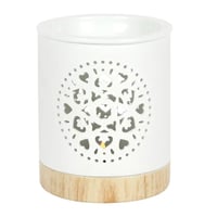 Image 4 of White Mandala Oil Burner and Wax Warmer