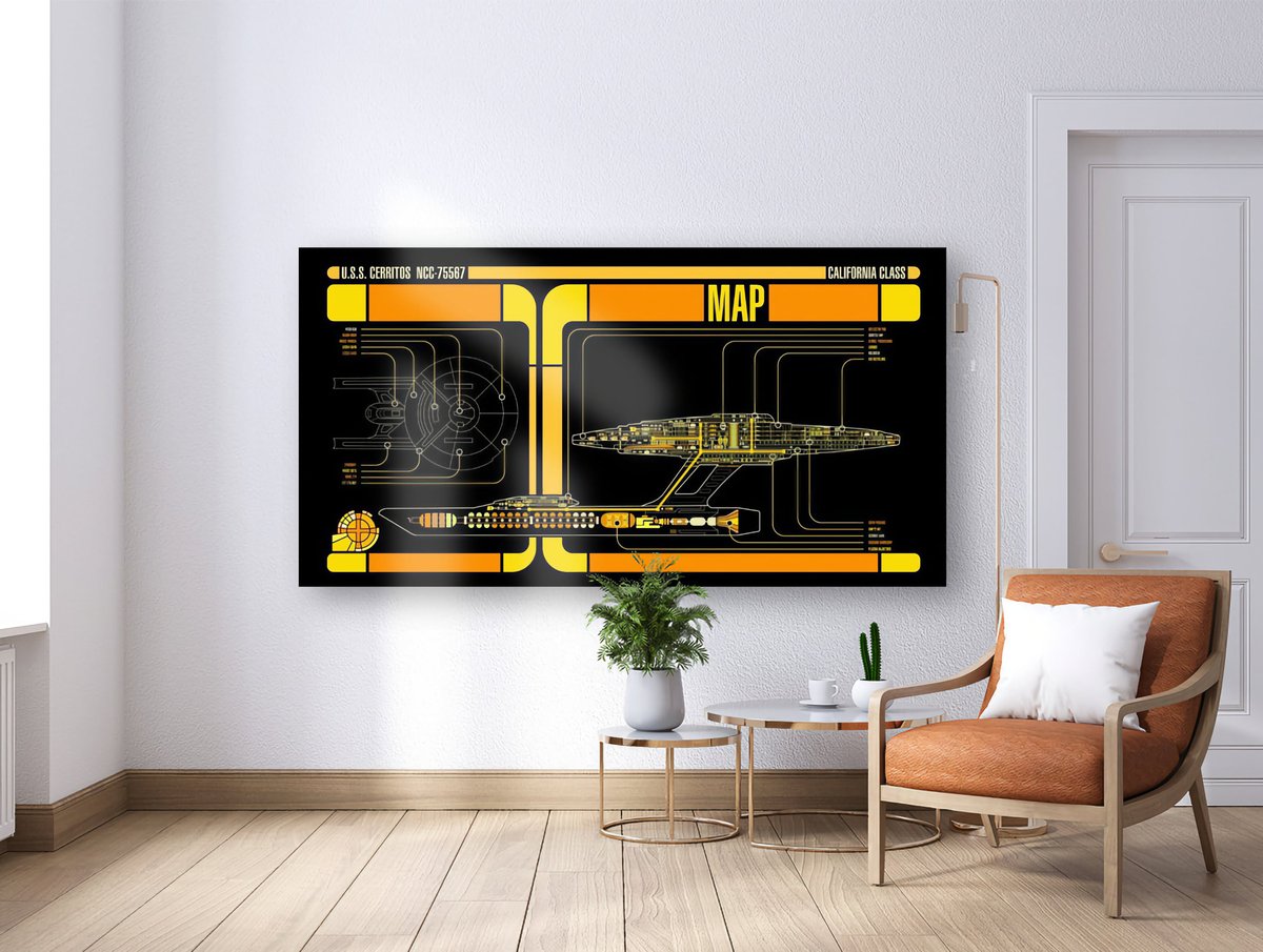 USS Cerritos Large Panel Print | LCARS Studio