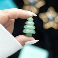 Image 2 of Green Adventurine Crystal Christmas Tree