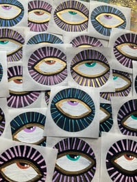 Image 1 of Third Eye circular paper sticker  