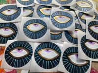 Image 4 of Third Eye circular paper sticker  