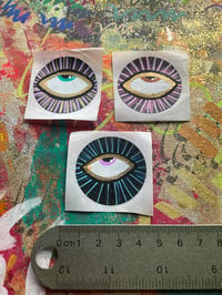 Image 5 of Third Eye circular paper sticker  