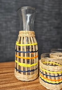Image 2 of Wicker Drinks Set