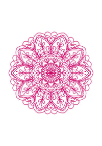 pink mandala