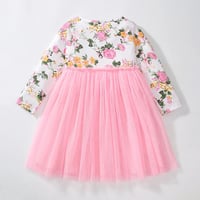 Image 3 of Long Sleeve Floral Tutu Dress