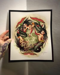Image 1 of Mermaids and skull