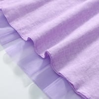 Image 5 of Purple Rainbow Ribbed Tutu Dress