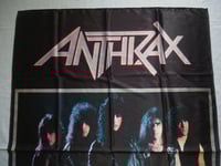 Image 2 of ANTHRAX - Armed and dangerous Flag (cloth poster Banner tapestry) Thrash metal