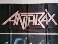 Image 12 of ANTHRAX - Armed and dangerous Flag (cloth poster Banner tapestry) Thrash metal