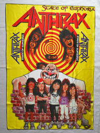 ANTHRAX - State of euphoria Flag (cloth poster Banner tapestry) Thrash metal
