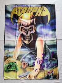 Image 1 of ATROPHY - Socialized hate Flag (cloth poster Banner tapestry) Thrash metal