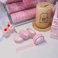 Image 1 of Pink gingham Washitape
