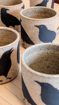 Image 2 of Crow Morning Mug