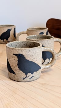 Image 3 of Crow Morning Mug