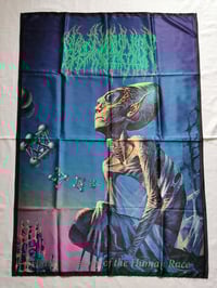 Image 1 of BLOOD INCANTATION - Hidden History of the human race Flag (cloth poster Banner tapestry) Death metal