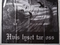 Image 3 of BURZUM - Hvis lyset tar oss Flag (cloth poster Banner tapestry) Black metal Varg Vikernes Euronymous