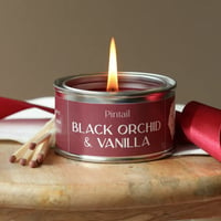 Black Orchid and Vanilla Pintail Candle