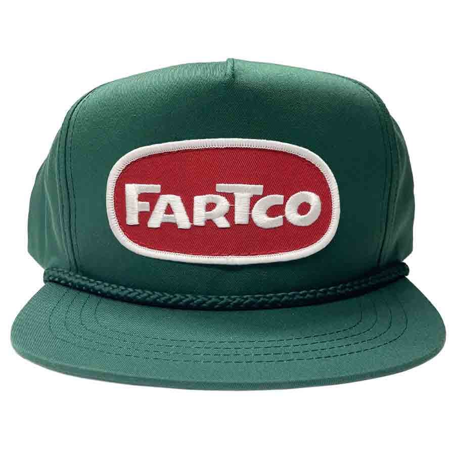 Green / Red Blob Snapback | Fartco Inc