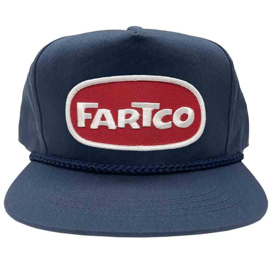 Navy / Red Blob Snapback | Fartco Inc