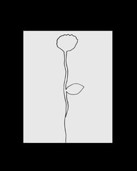 Dibujo de flor print