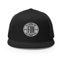 FOH TRUCKER MESH-BACK SNAPBACK IN BLACK
