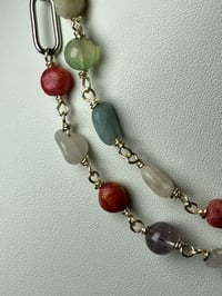 Image 4 of South Hamptons | Gemstone Harmony necklace 79cm long