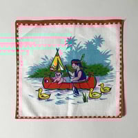 Mouchoir coton indien années 60/70 stock neuf