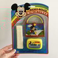 Image 3 of Set de voyage Mickey Mouse années 70 stock neuf