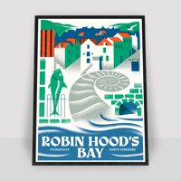 Image 1 of Robin Hood's Bay Screenprint