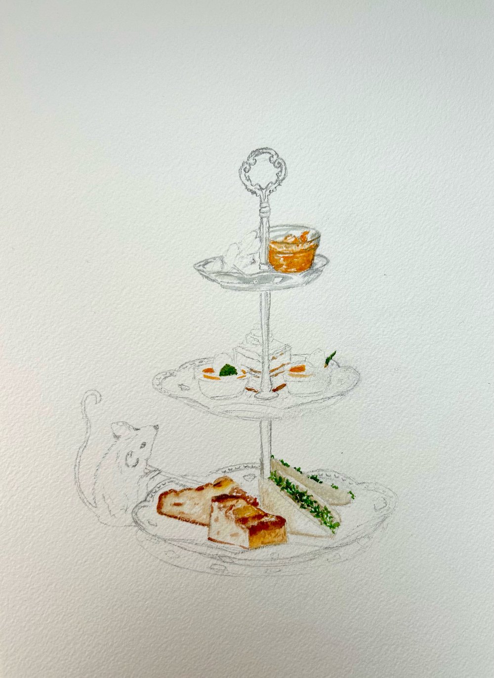 Image of Afternoon Tea Mouse Prints